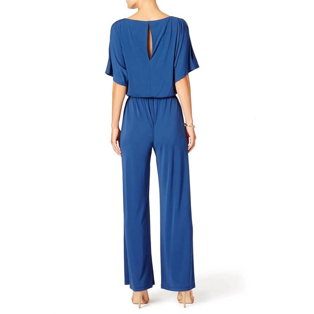 TRINA TURK bernice jumpsuit in blue - Picture 3 of 4